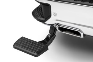 Chevrolet Silverado 1500 Bed Step - Rear - AMP Research - Retractable - Black - `19-`26